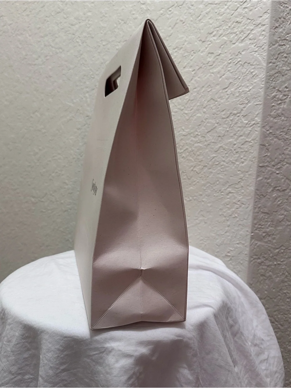 Saint Laurent Large White Luxury Shopping Gift Bag Authentic Boutique Packaging